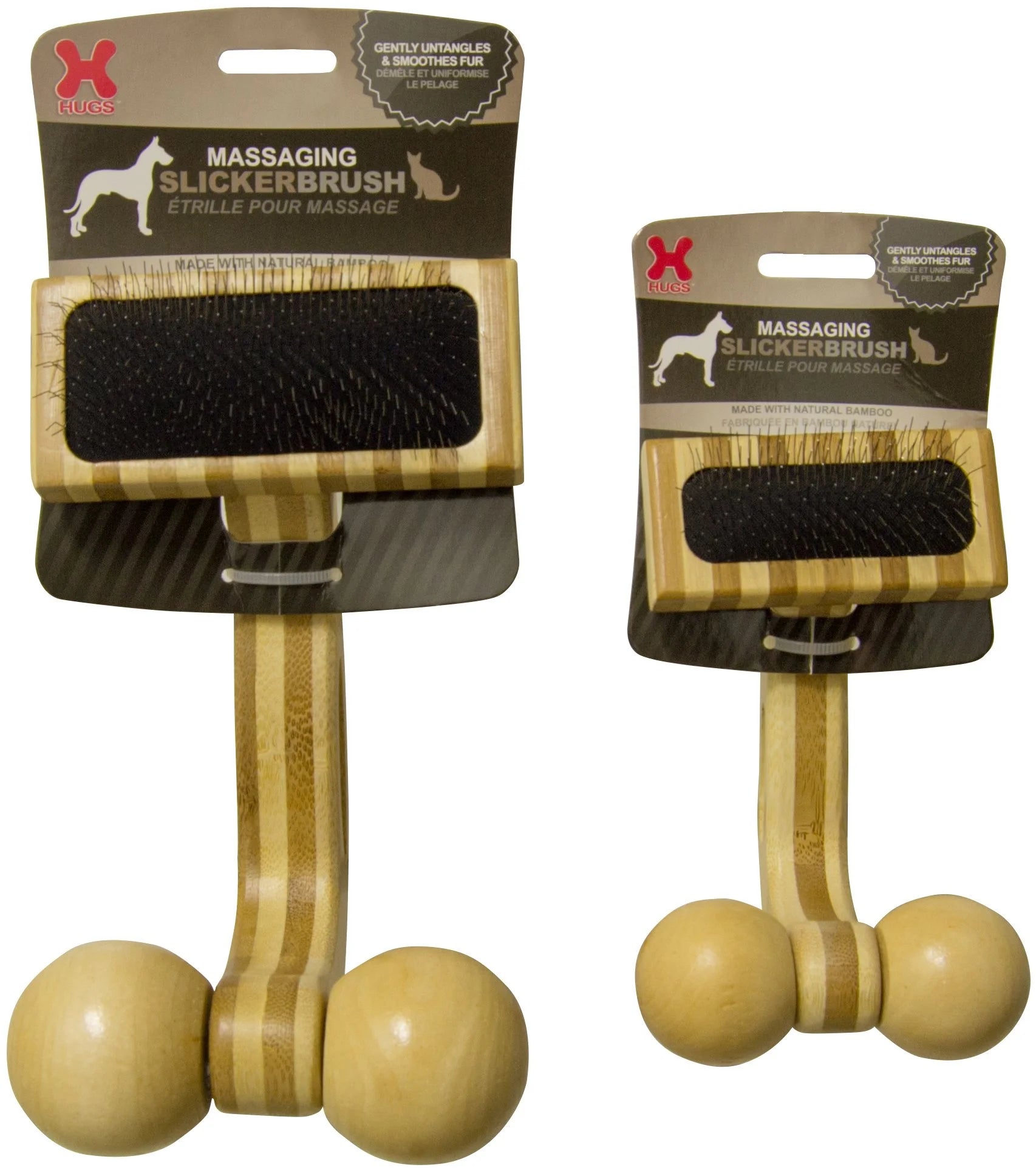 Hugs Pet Products Massaging Pet Slicker Brush