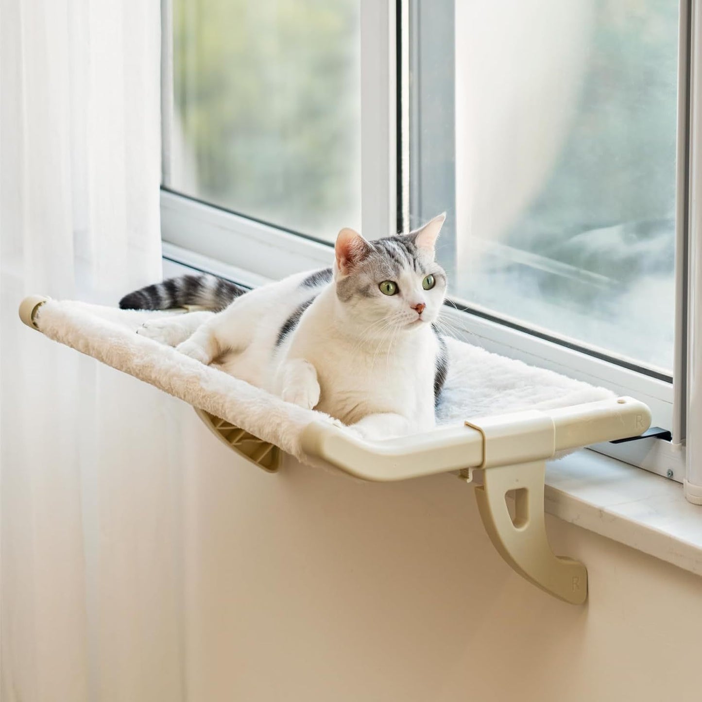 Cozy Cat Window Perch – Sunbathing Hammock for Indoor Cats