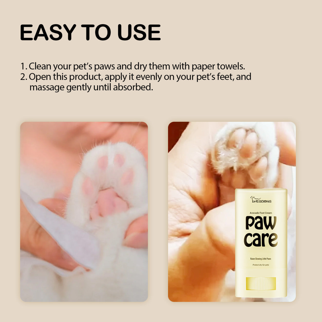 Pet Avocado Paw Balm