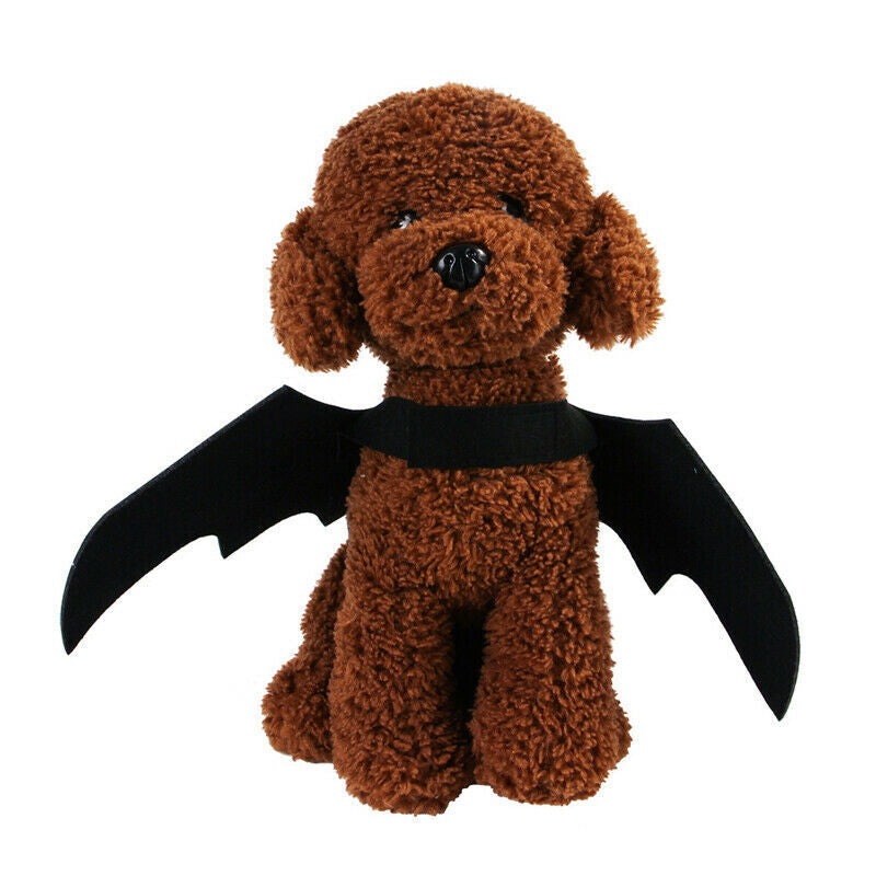Halloween Pets Wing Costumes for Dogs Cats Pet Black Bats Wings Funny Costume