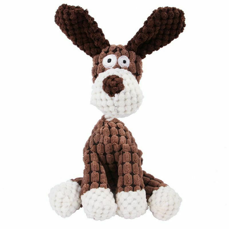 Squeaky Plush Dog Toy – Fun Play & Clean Teeth