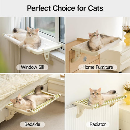Cozy Cat Window Perch – Sunbathing Hammock for Indoor Cats