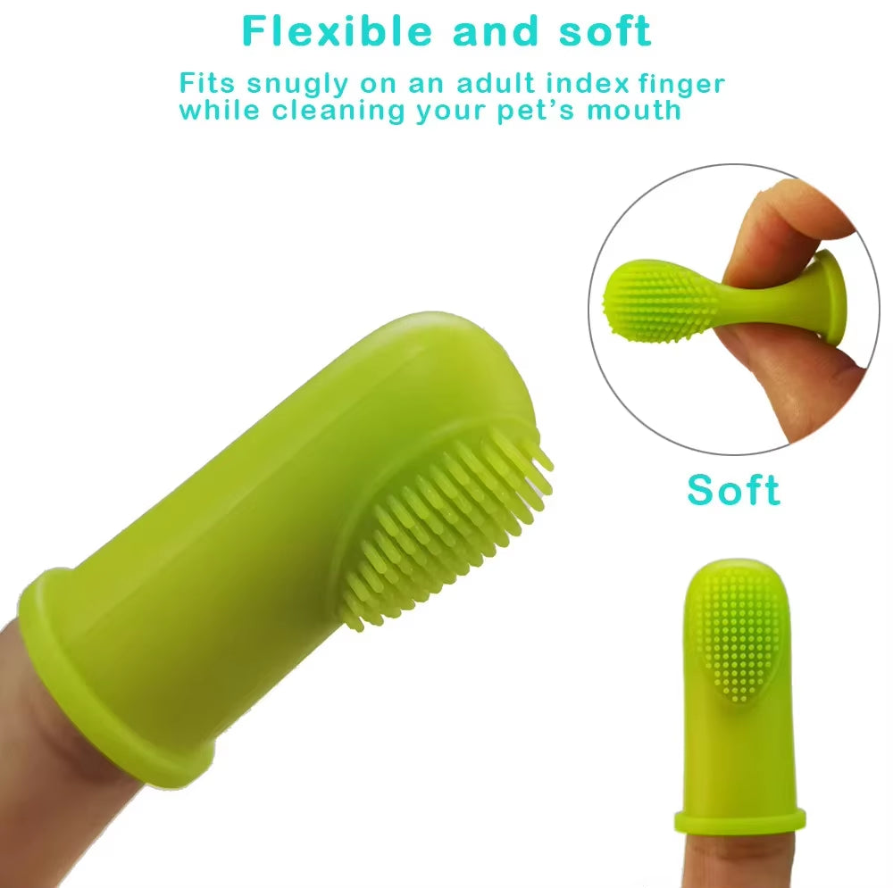 Pets Silicone Dog Finger Toothbrush Toy Pet Products for Dogs Small Dog Accessories Supplies Dog Tooth Care
