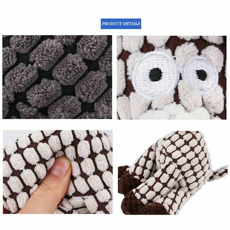 Squeaky Plush Dog Toy – Fun Play & Clean Teeth