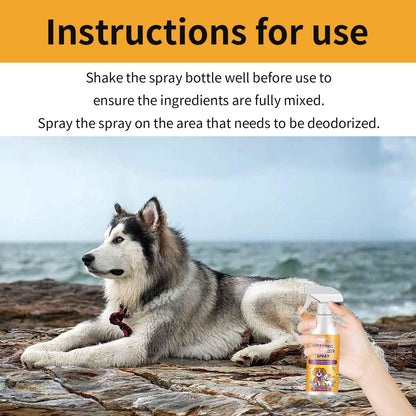 Pet Fabric Deodorizer Spray – Long-Lasting Indoor Air Freshener for Pets