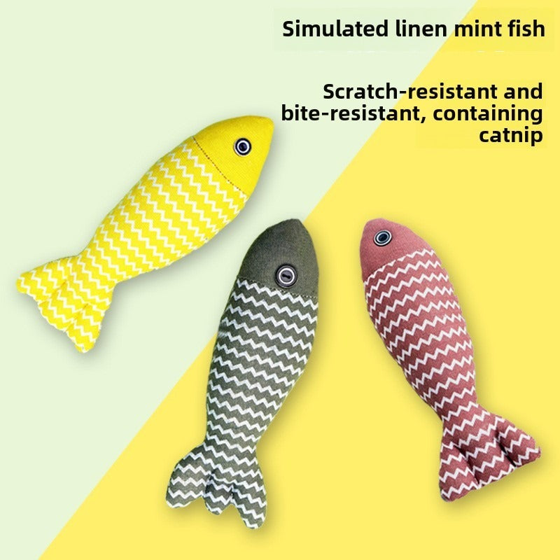 Catnip Fish Toy for Cats