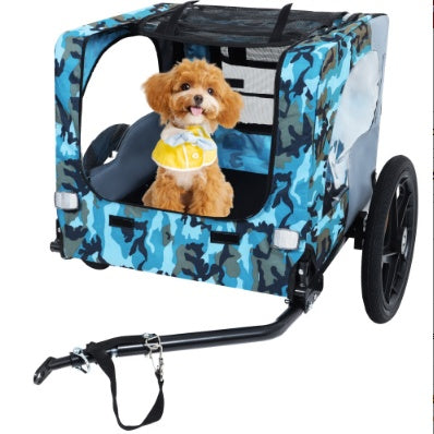 Heavy-Duty Collapsible Pet Bike Trailer