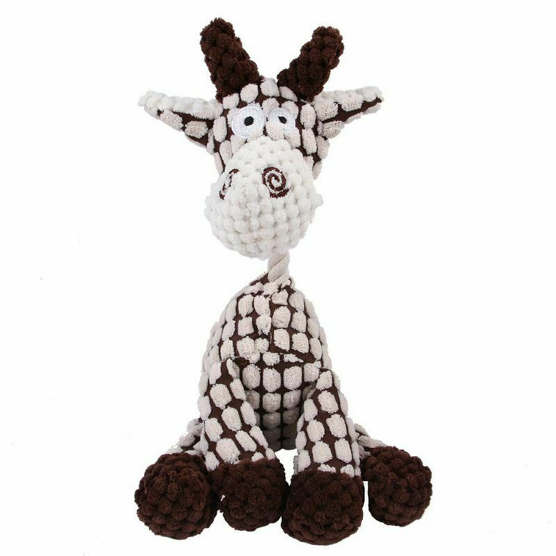 Squeaky Plush Dog Toy – Fun Play & Clean Teeth