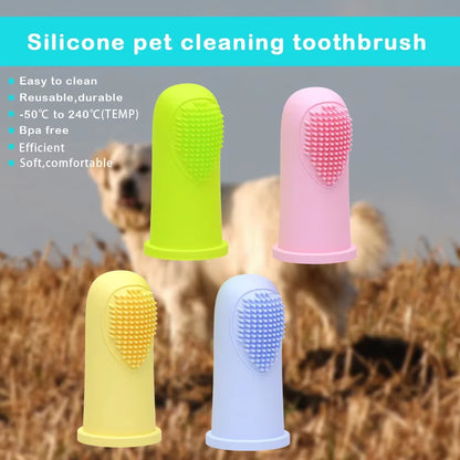 Pets Silicone Dog Finger Toothbrush Toy Pet Products for Dogs Small Dog Accessories Supplies Dog Tooth Care