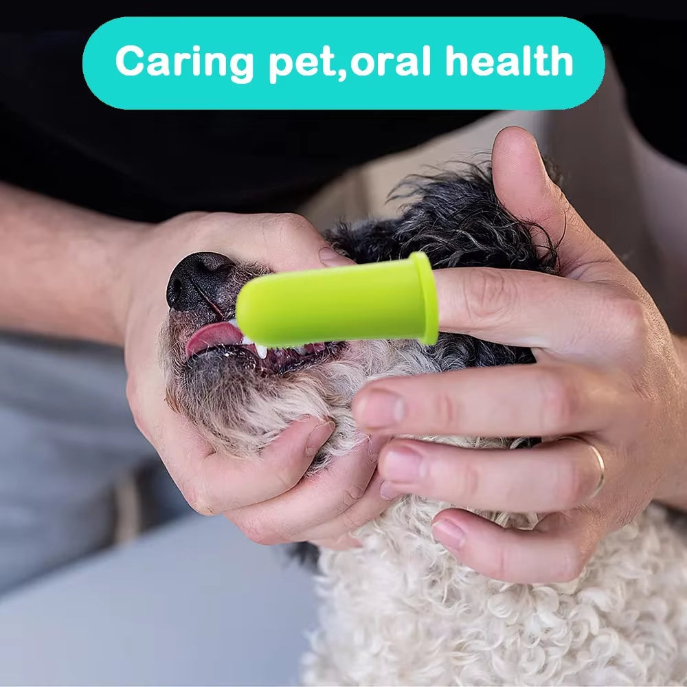 Pets Silicone Dog Finger Toothbrush Toy Pet Products for Dogs Small Dog Accessories Supplies Dog Tooth Care