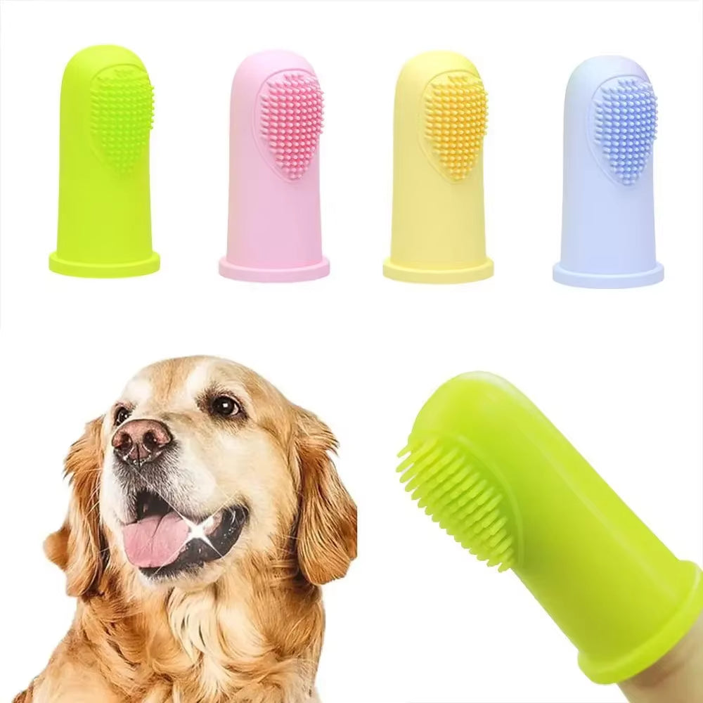 Pets Silicone Dog Finger Toothbrush Toy Pet Products for Dogs Small Dog Accessories Supplies Dog Tooth Care
