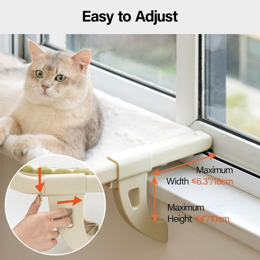 Cozy Cat Window Perch – Sunbathing Hammock for Indoor Cats