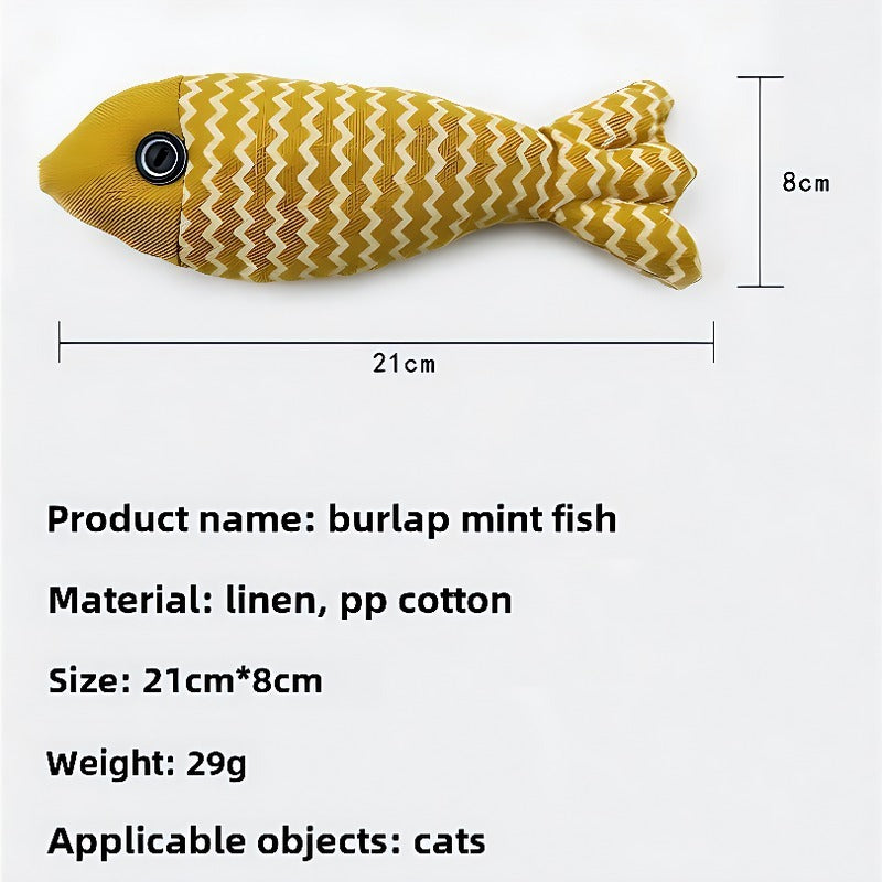 Catnip Fish Toy for Cats
