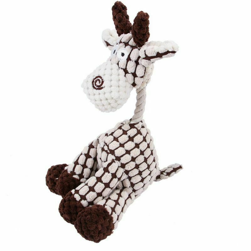 Squeaky Plush Dog Toy – Fun Play & Clean Teeth